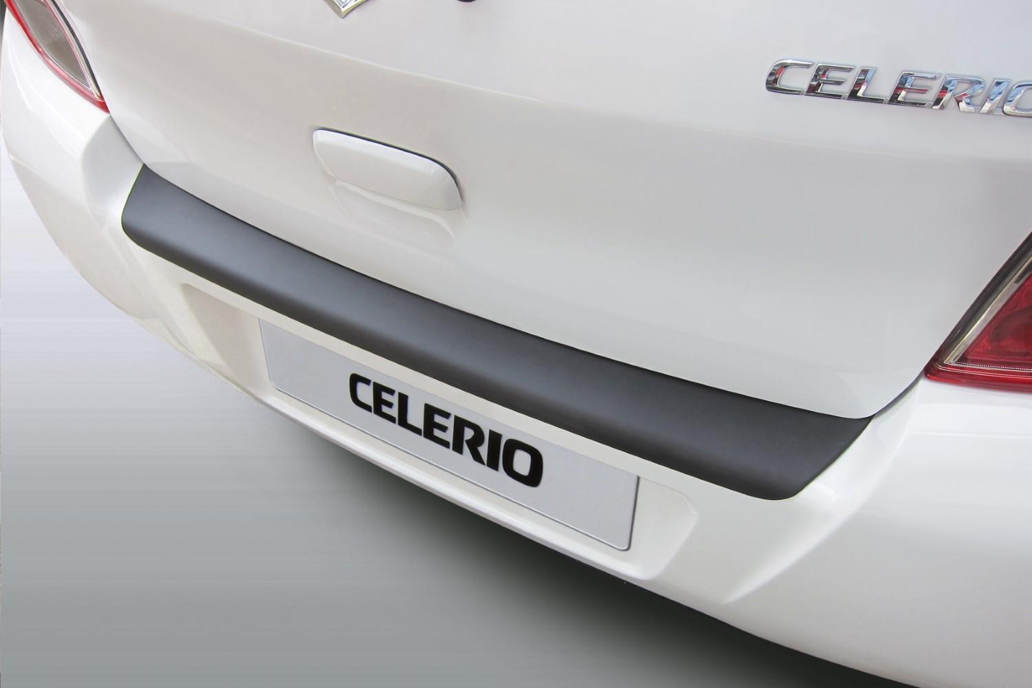 Protection de seuil de coffre Suzuki Celerio 2015-présent 5 portes bicorps ABS - noir mat