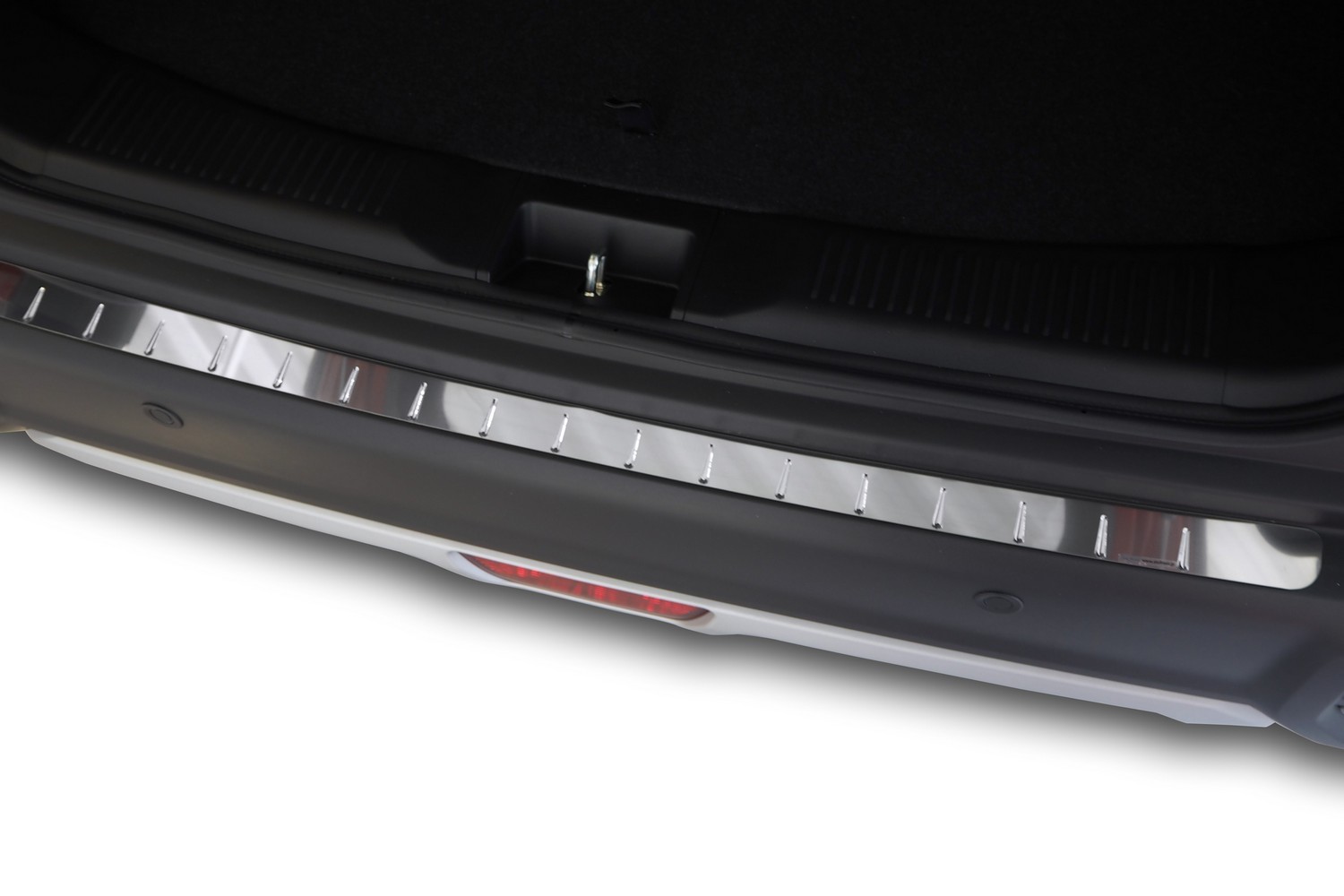 Rear bumper protector suitable for Suzuki S-Cross III 2021-present 5-door hatchback stainless steel high gloss