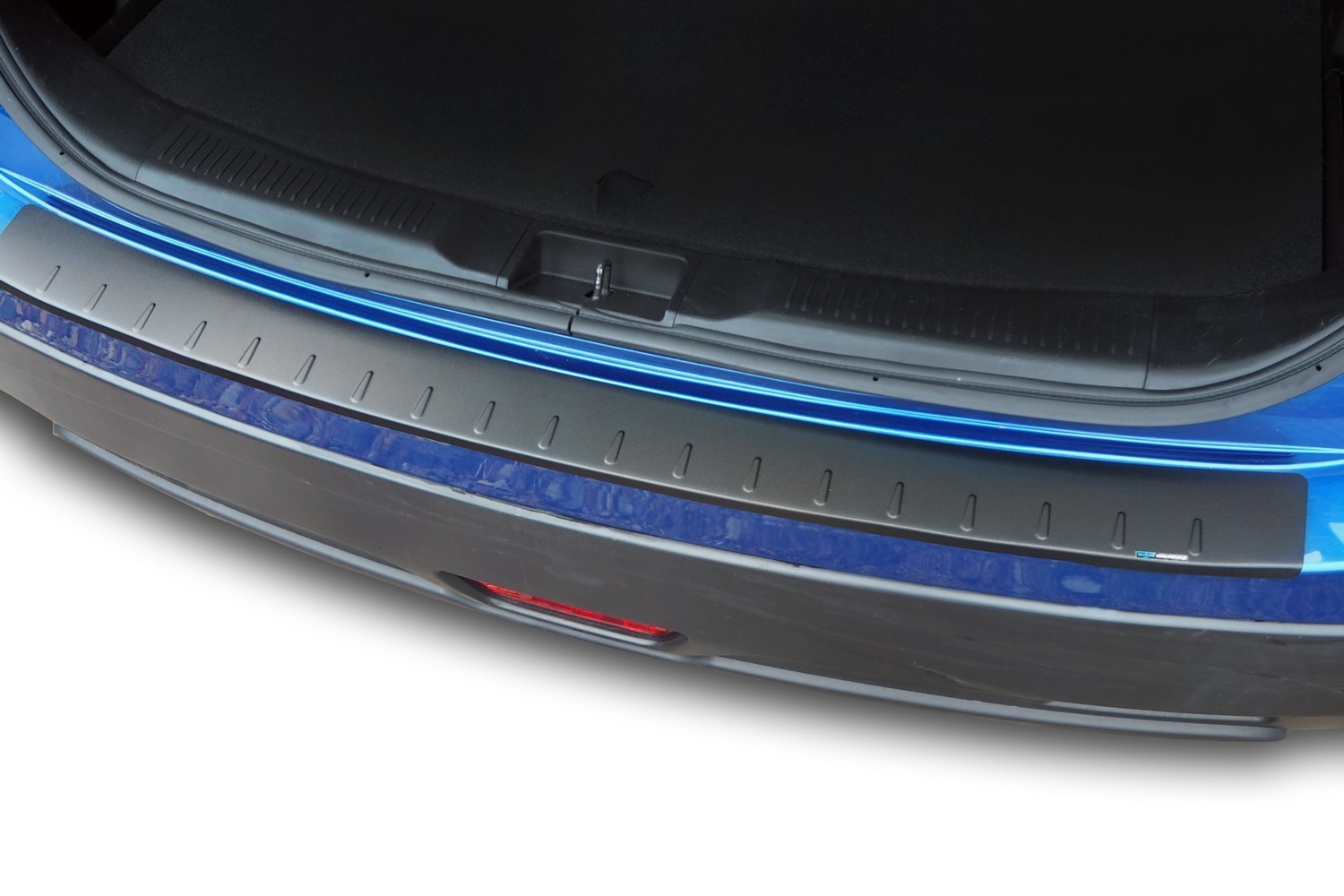 Rear bumper protector Suzuki SX4 S-Cross 2013-2021 5-door hatchback  aluminium black matt