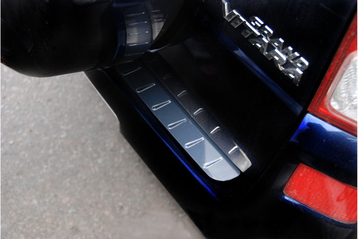Bumperbeschermer Suzuki Grand Vitara (JT) 2005-2014 3 & 5-deurs hatchback RVS hoogglans