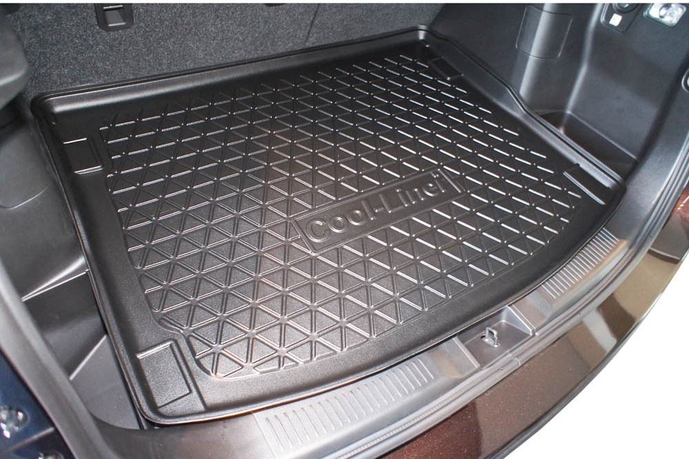 Boot mat suitable for Suzuki SX4 S-Cross 2013-2021 5-door hatchback Cool Liner anti slip PE/TPE rubber