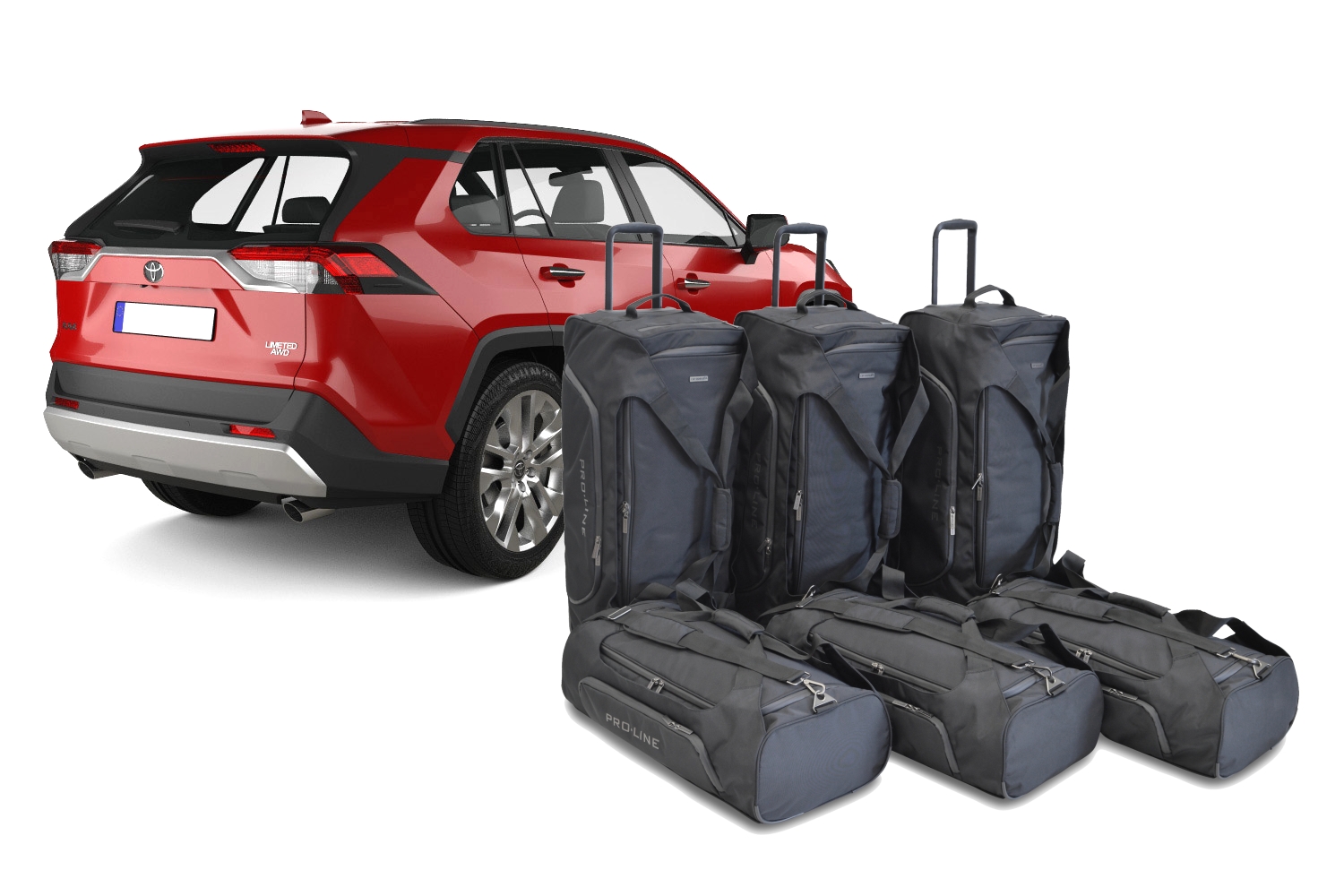 Travel bag set suitable for Toyota RAV4 V (XA50) 2018-present Pro.Line