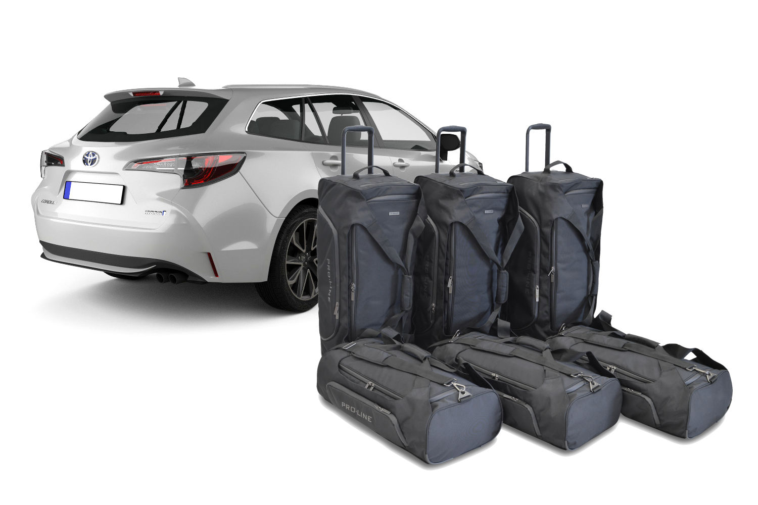 Travel bag set suitable for Toyota Corolla Touring Sports (E210) 2018-present wagon Pro.Line