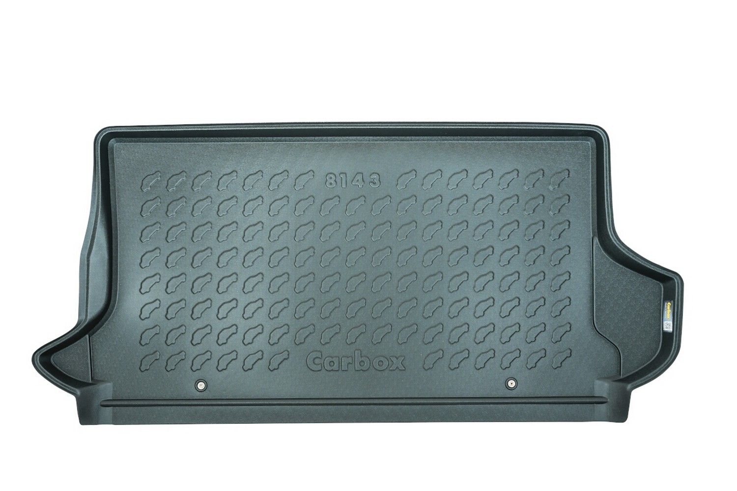 Tapis de coffre convient à Toyota Land Cruiser (J150) 2009-2023 Carbox Form PE caoutchouc - noir