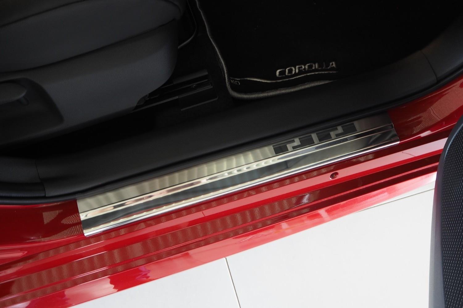 Instaplijsten geschikt voor Toyota Corolla (E210) 2018-heden 5-deurs hatchback RVS geborsteld