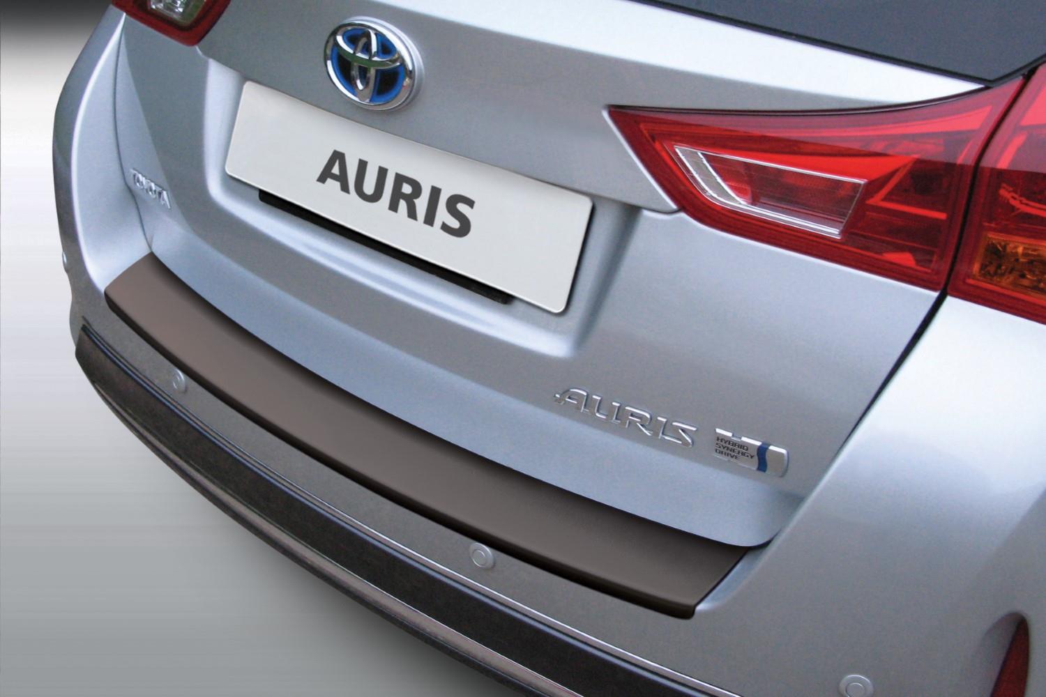 Rear bumper protector suitable for Toyota Auris II TS 2013-2015 wagon ABS - matt black