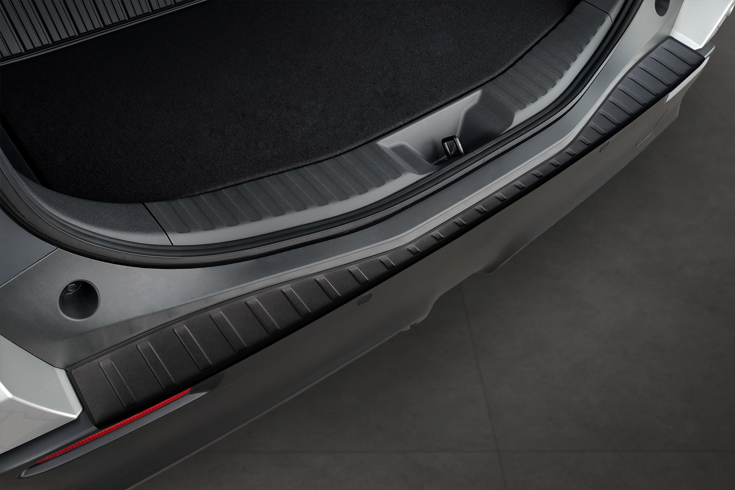 Rear bumper protector suitable for Subaru Solterra 2023-present stainless steel matt black
