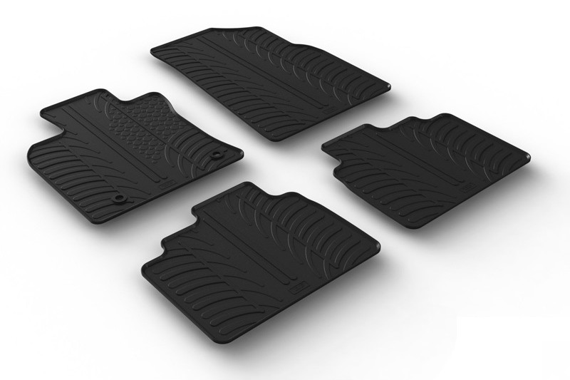 Car mats suitable for Toyota Camry (XV70) 2019-present 4-door saloon Rubbasol rubber