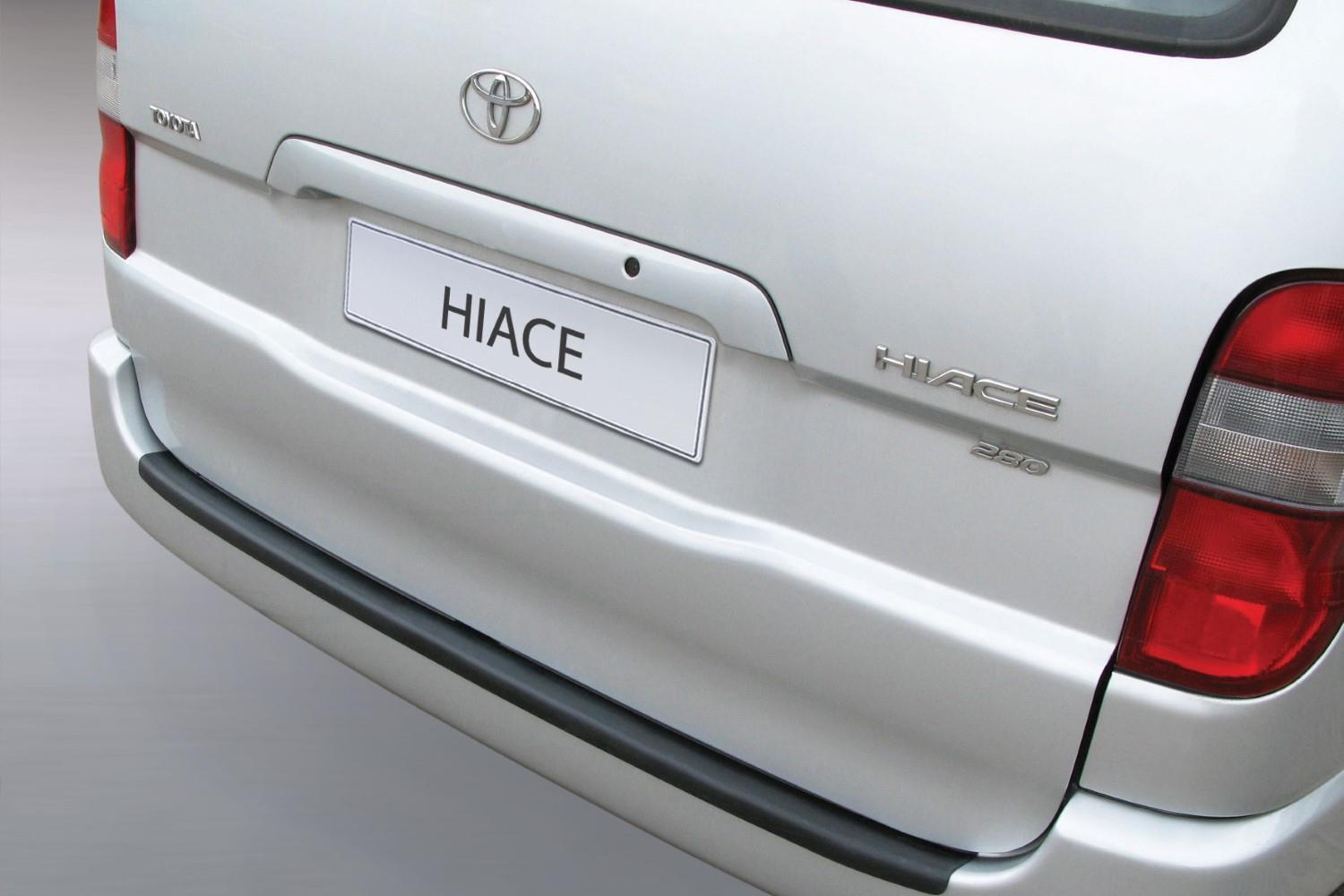Protection de seuil de coffre convient à Toyota Hiace 2004-présent ABS - noir mat