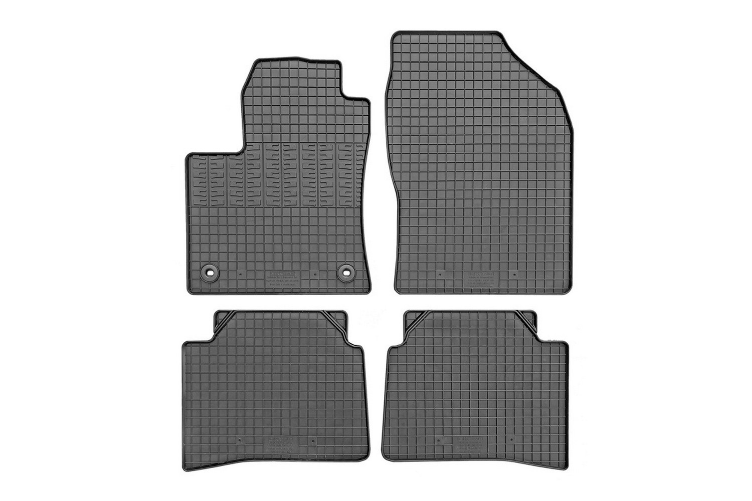 Tapis convient à Toyota Prius IV (XW50) 2016-2022 5 portes bicorps caoutchouc