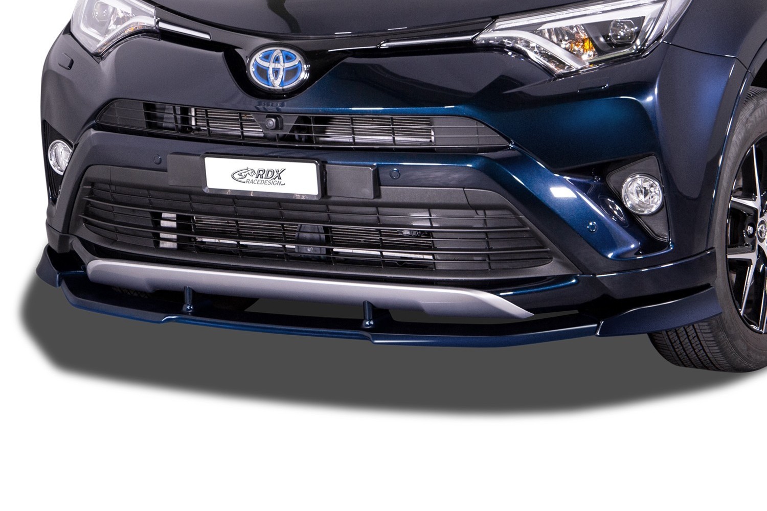 Rear bumper protector Toyota RAV4 IV (XA40) stainless steel