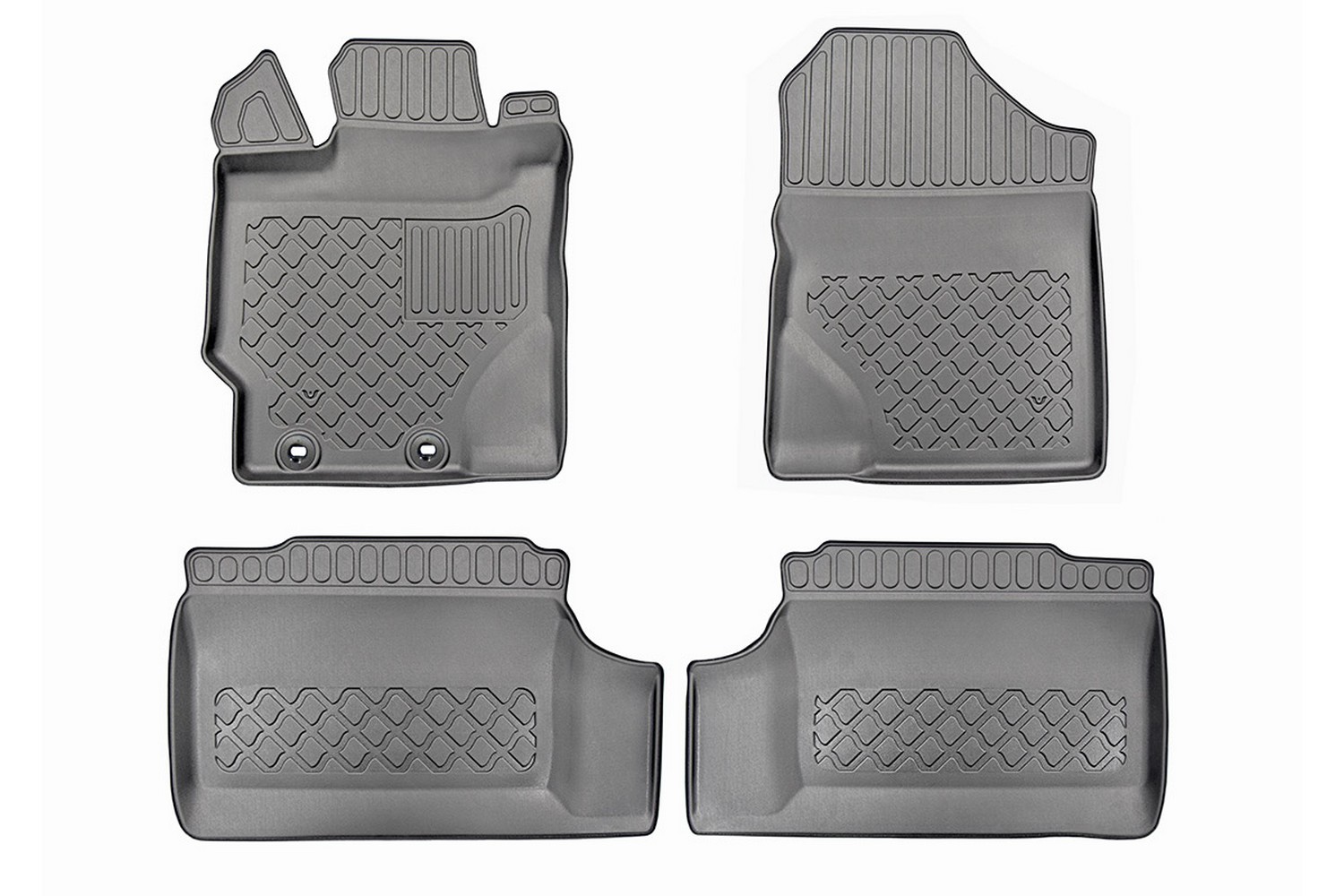 Car mats suitable for Toyota Yaris (XP13) 2011-2020 3 & 5-door hatchback Guardliner PE/TPE rubber