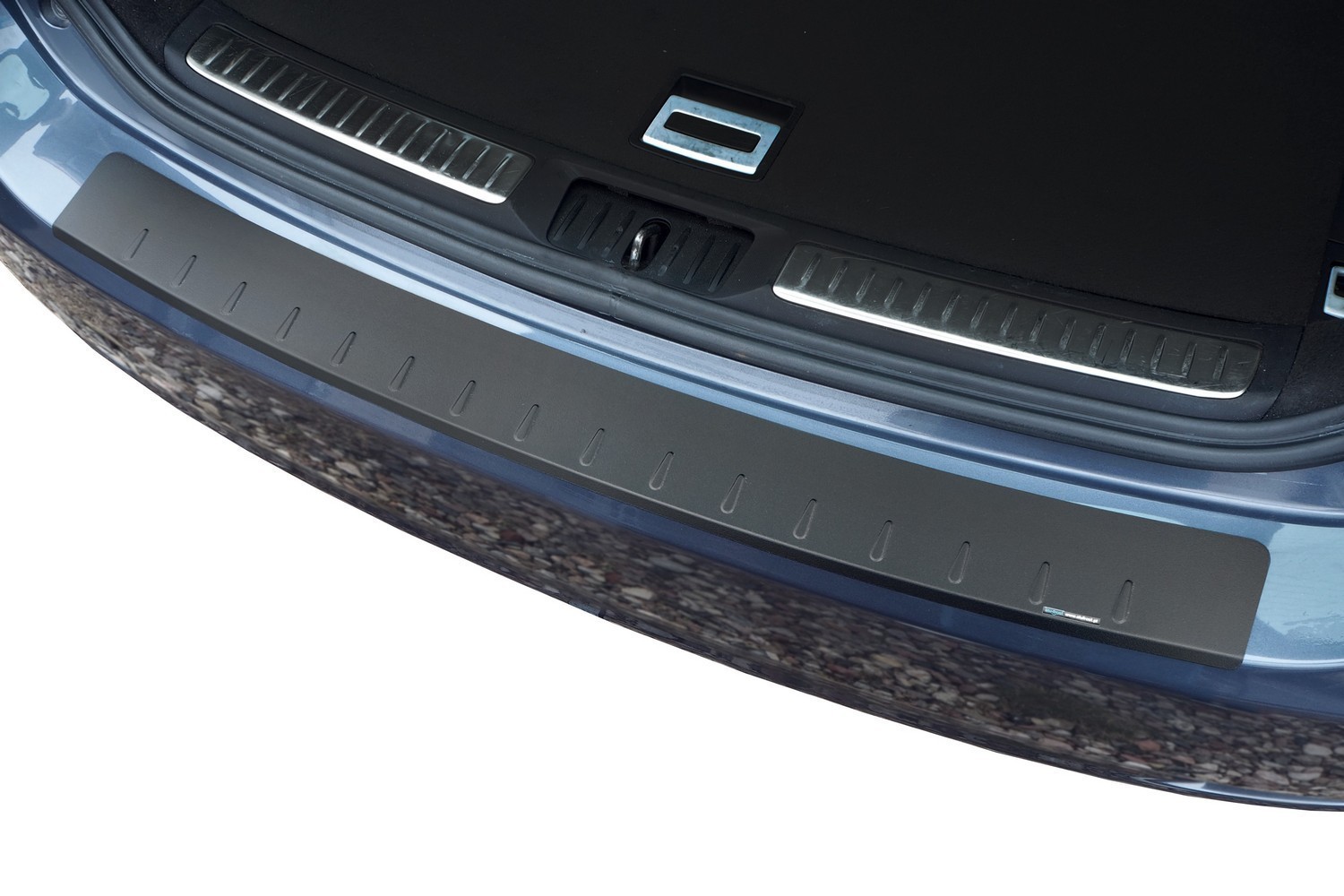 Bumperbeschermer Toyota Avensis III 2008-2015 wagon aluminium mat zwart