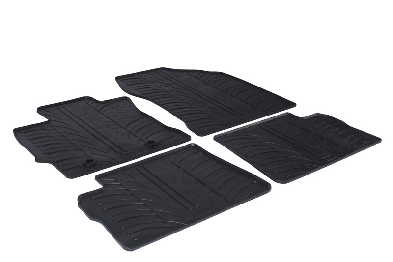 Fußmatten passend für Toyota Auris II 2012-2018 5-Türer Schrägheck Rubbasol Gummi