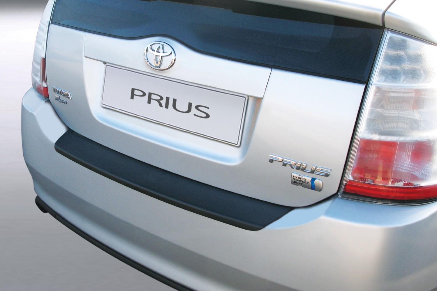 Rear bumper protector suitable for Toyota Prius II 2004-2009 5-door hatchback ABS - matt black