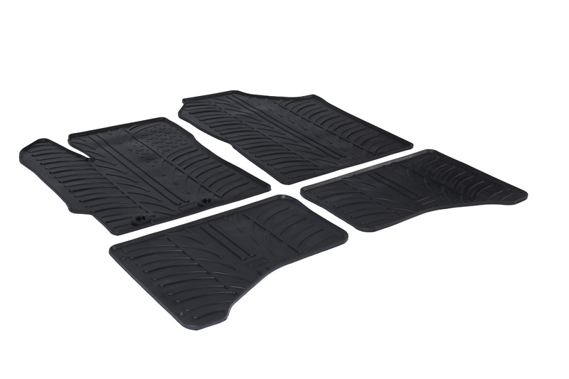 Fußmatten passend für Toyota Yaris (XP13) 2011-2020 5-Türer Schrägheck Rubbasol Gummi