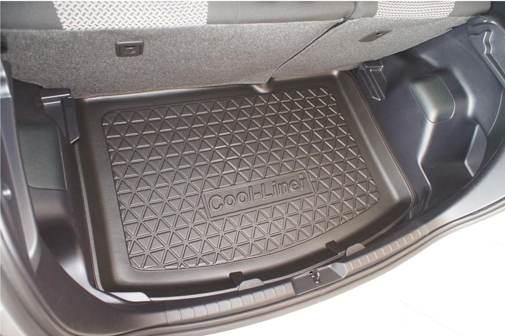 Kofferbakmat geschikt voor Toyota Yaris (XP13) 2011-2020 3 & 5-deurs hatchback Cool Liner anti-slip PE/TPE rubber