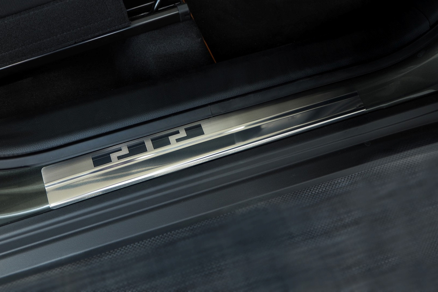 Seuils de portes convient à Toyota Aygo X 2022-présent acier inox brossé