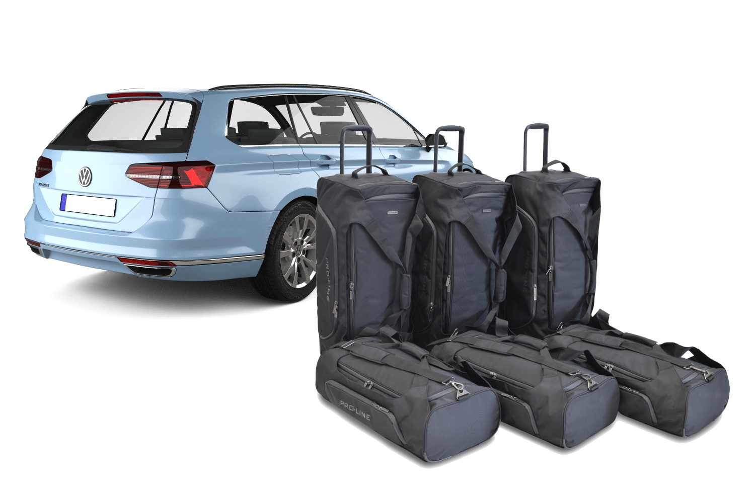 Travel bag set suitable for Volkswagen Passat Variant (B8) 2014-2023 wagon Pro.Line