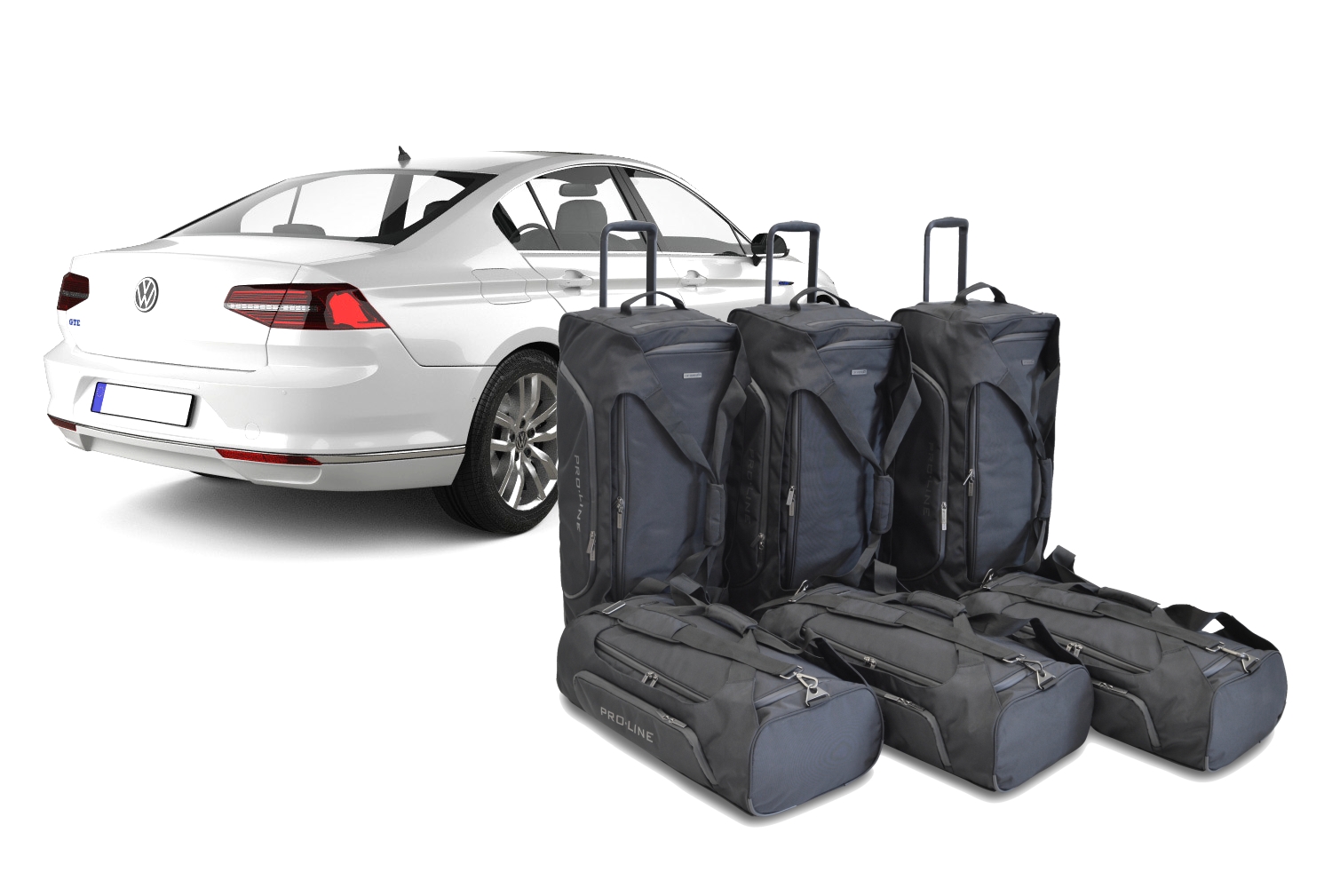 Reisetaschenset passend für Volkswagen Passat (B8) 2014-2021 4-Türer Limousine Pro.Line