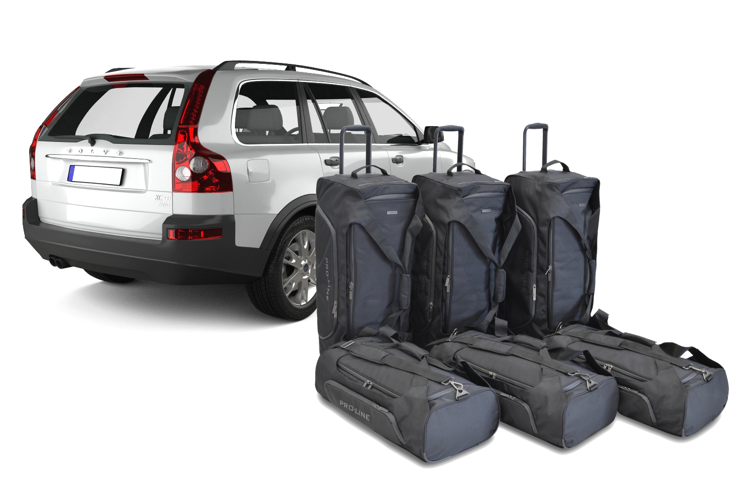 Travel bag set suitable for Volvo XC90 I 2002-2015 Pro.Line