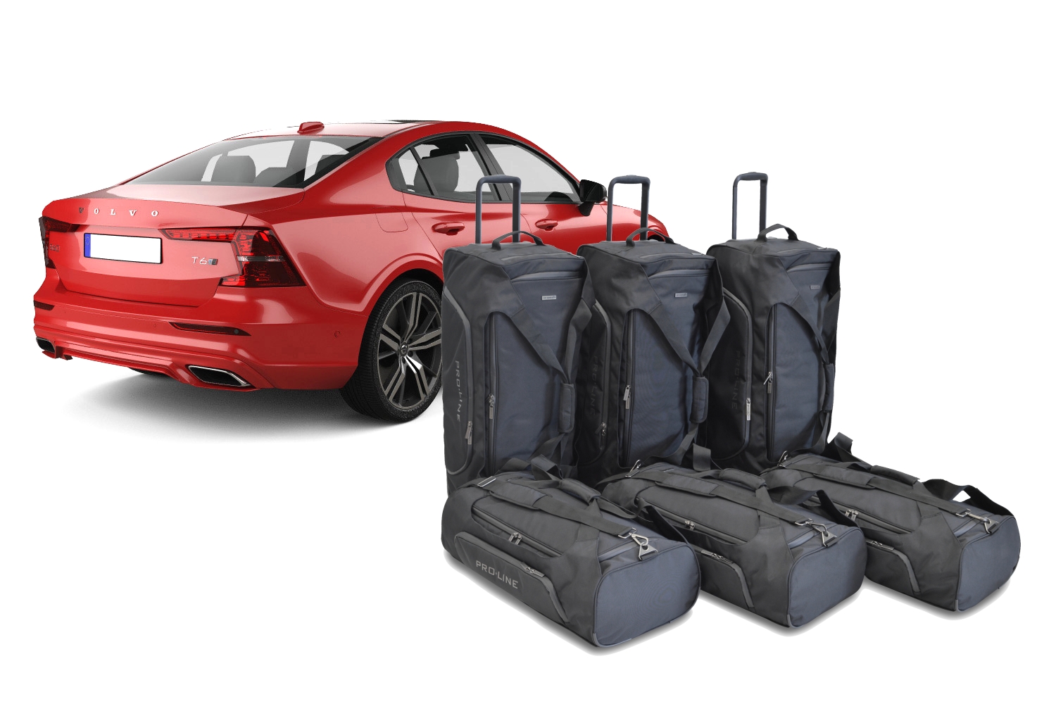 Travel bag set suitable for Volvo S60 III 2018-present 4-door saloon Pro.Line