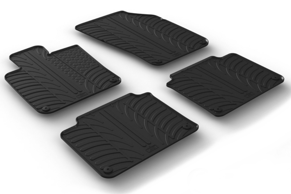 Car mats suitable for Volvo S90 II 2016-present 4-door saloon Rubbasol rubber