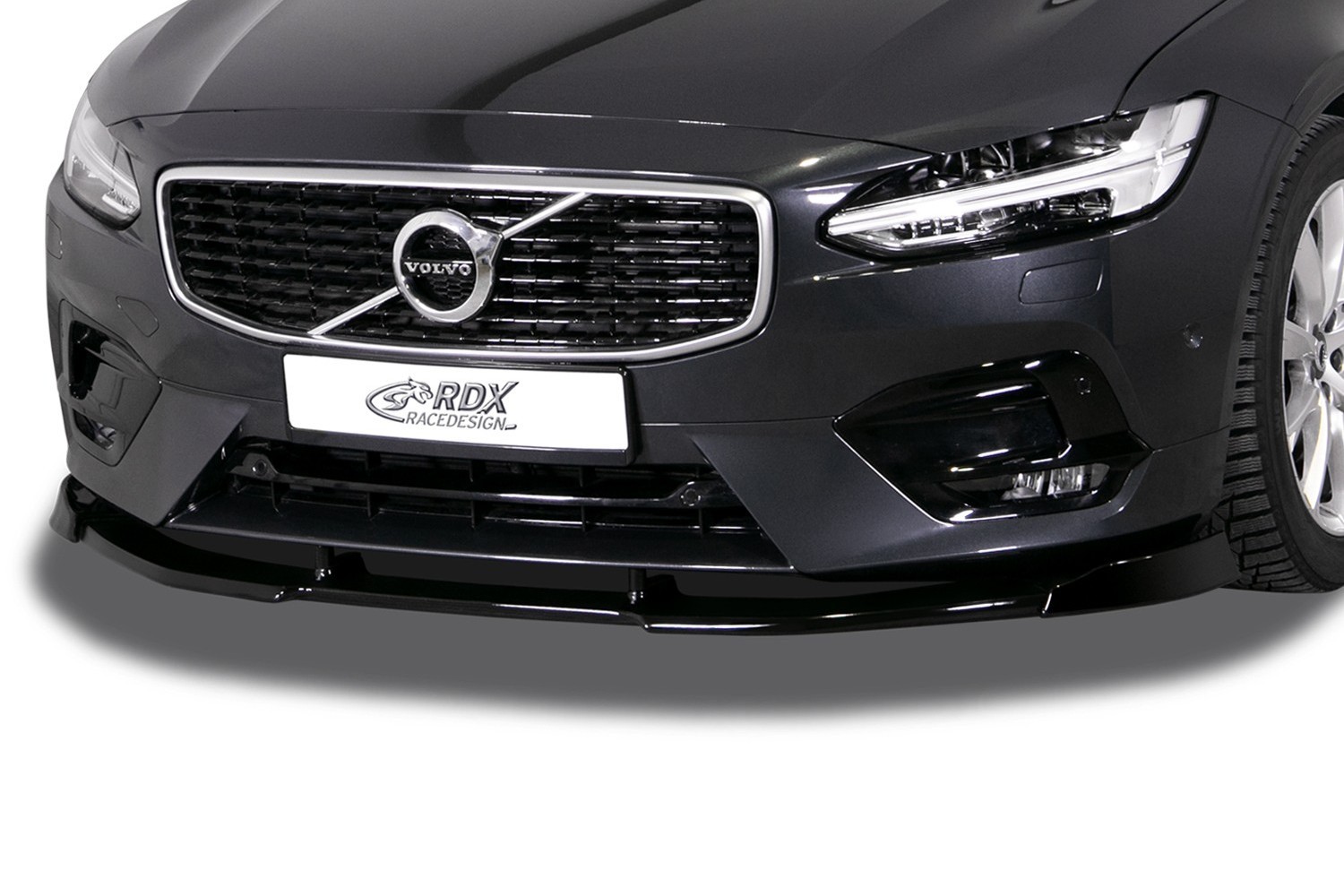 Front spoiler suitable for Volvo S90 II 2016-present 4-door saloon Vario-X PU