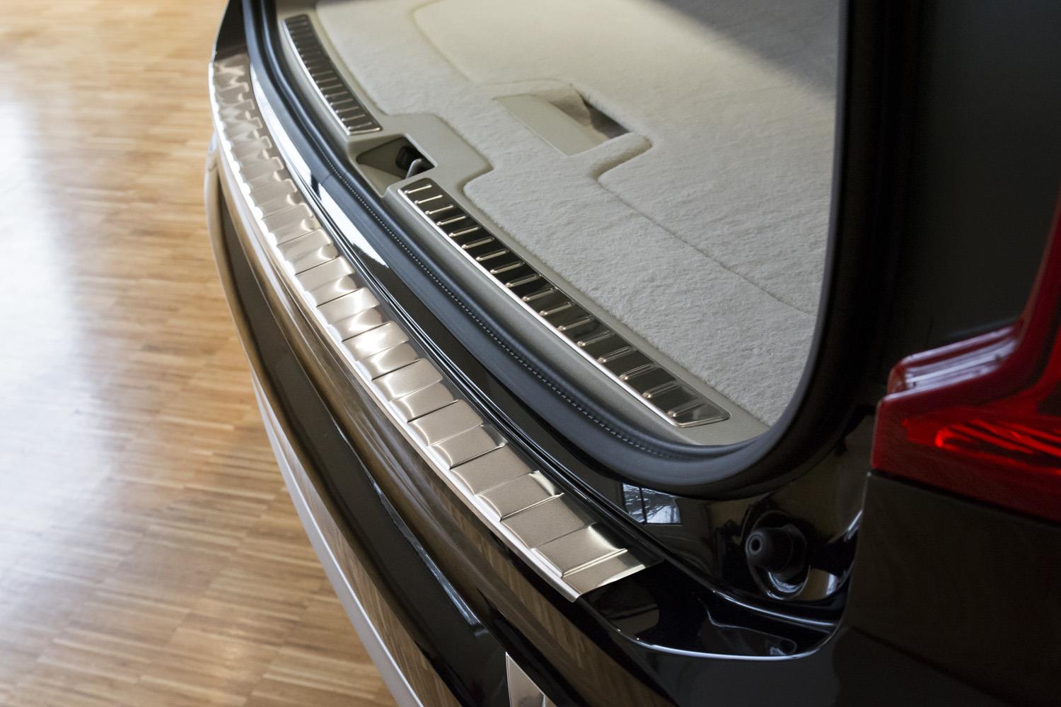 Protection de seuil de coffre convient à Volvo XC90 2002-2015 acier inox brossé