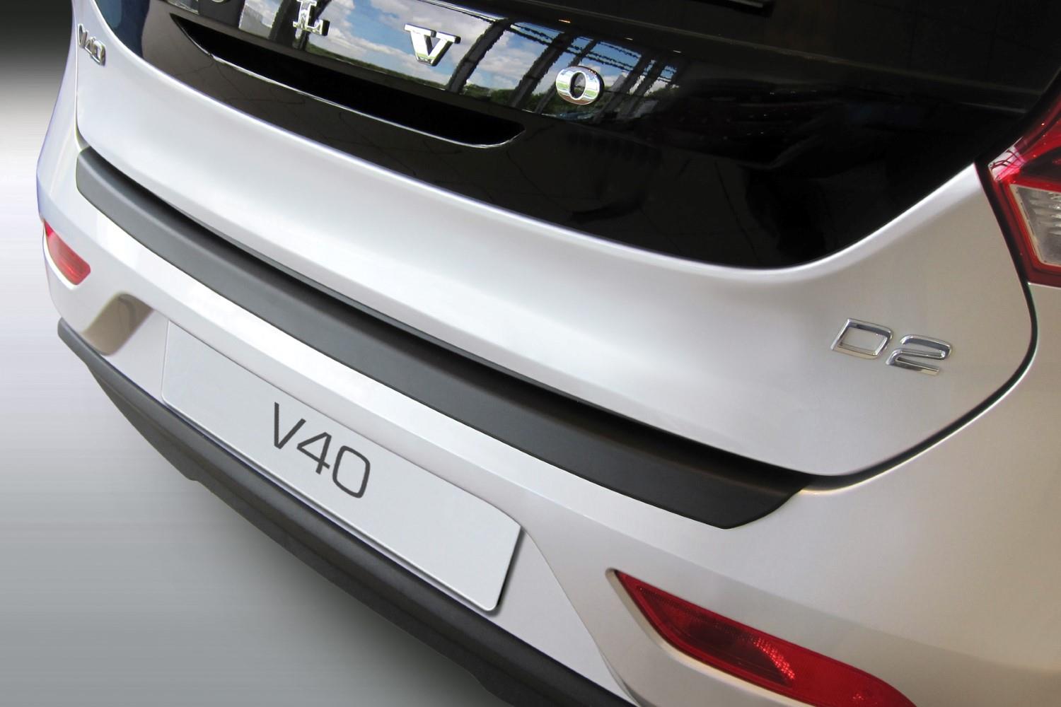 12+ Fit For Volvo V40 5DR Hatchback Out Door Handle Cover 4 Pcs Real Carbon
