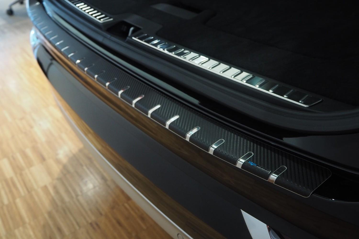 Ladekantenschutz Volvo XC90 II 2015-heute Edelstahl - Carbon Folie