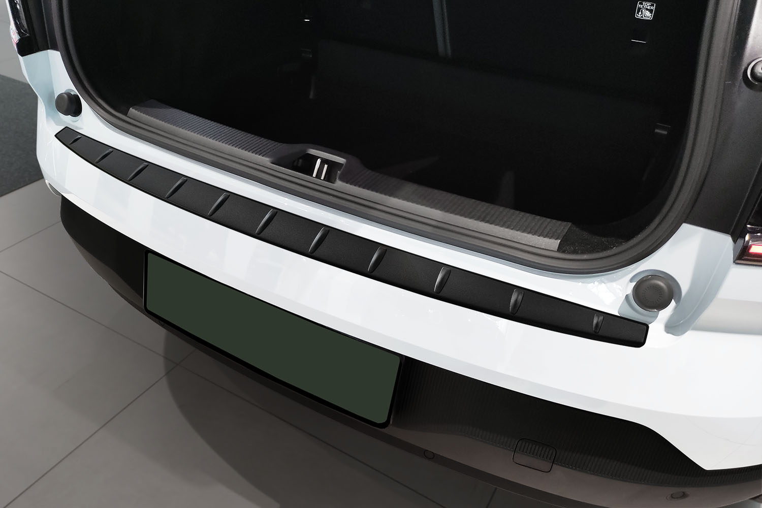 Bumperbeschermer geschikt voor Volvo EX30 2024-heden RVS mat zwart