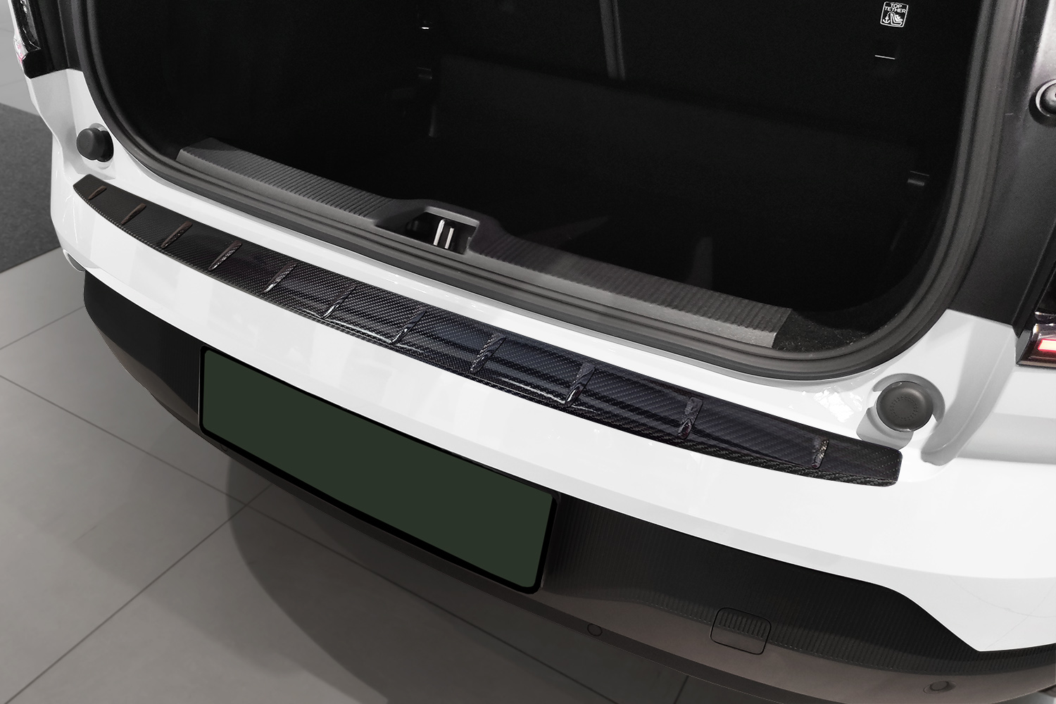 Rear bumper protector suitable for Volvo EX30 2024-present carbon