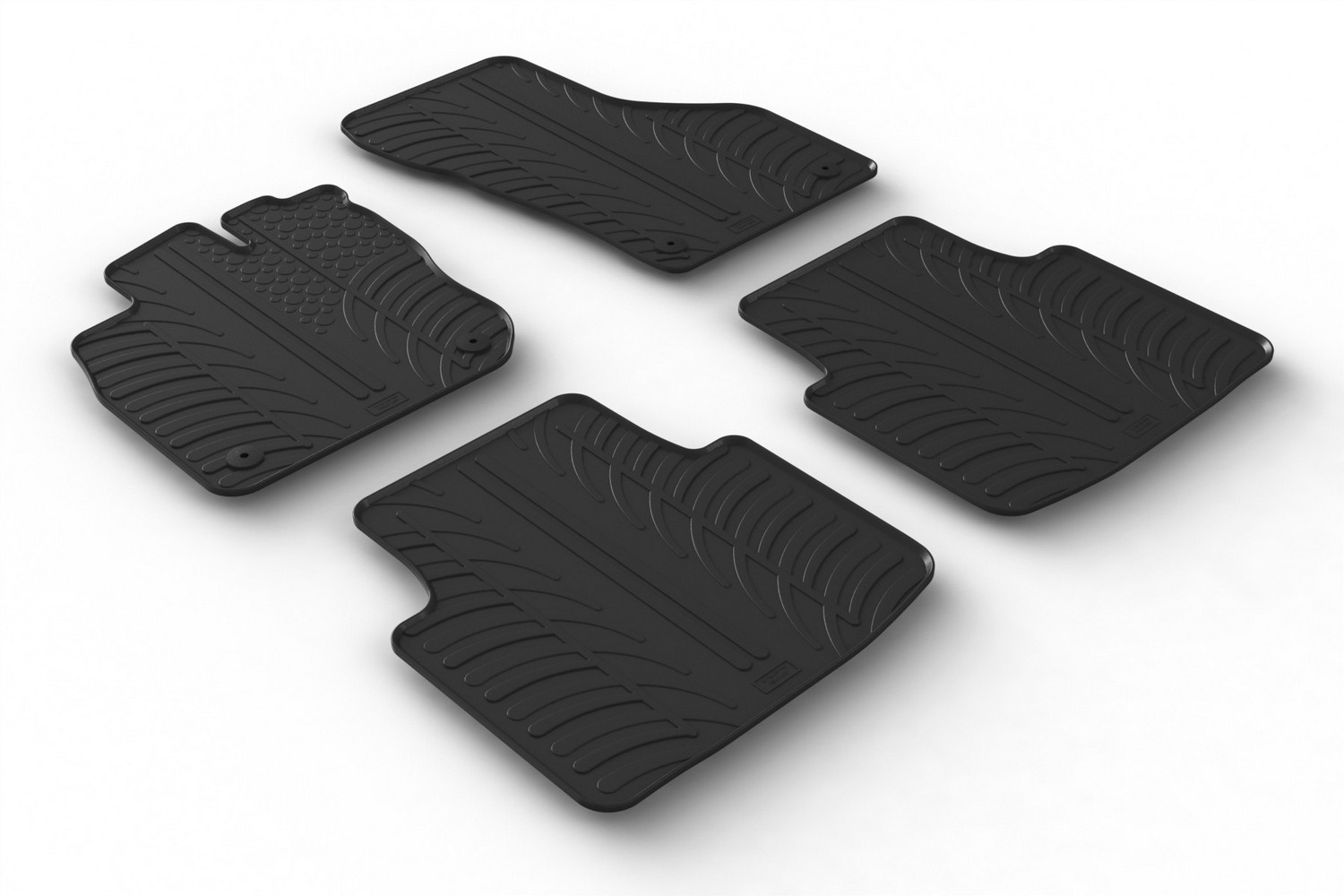 Car mats suitable for Volkswagen Passat Variant (B9) 2023-present wagon Rubbasol rubber