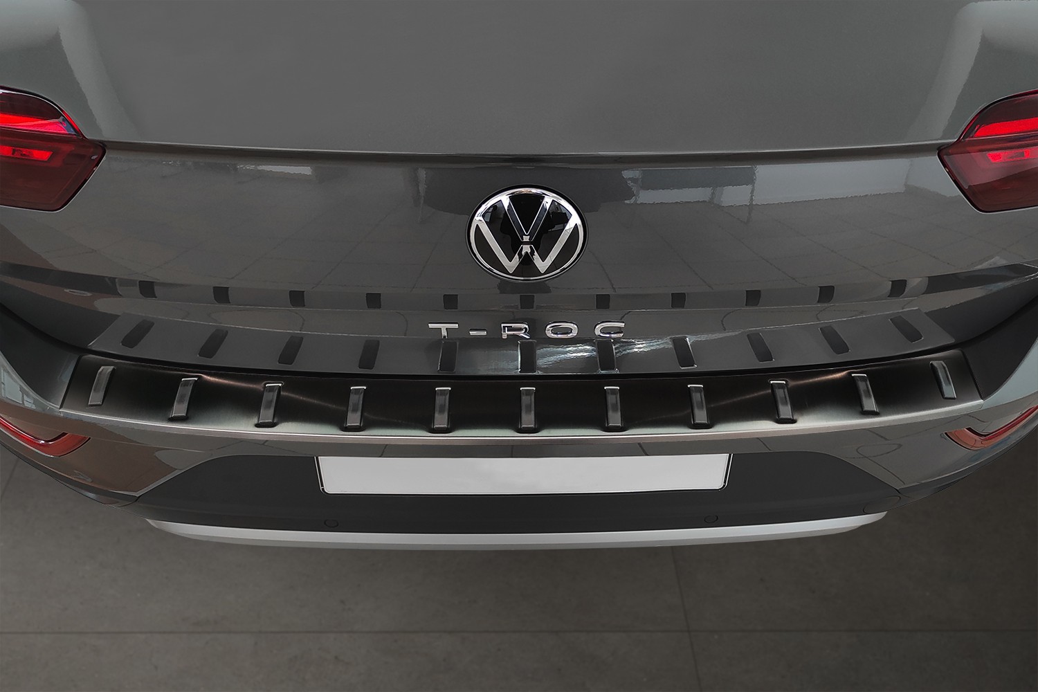 Ladekantenschutz Volkswagen Edelstahl Strong | (A1) anthrazit T-Roc CPE 
