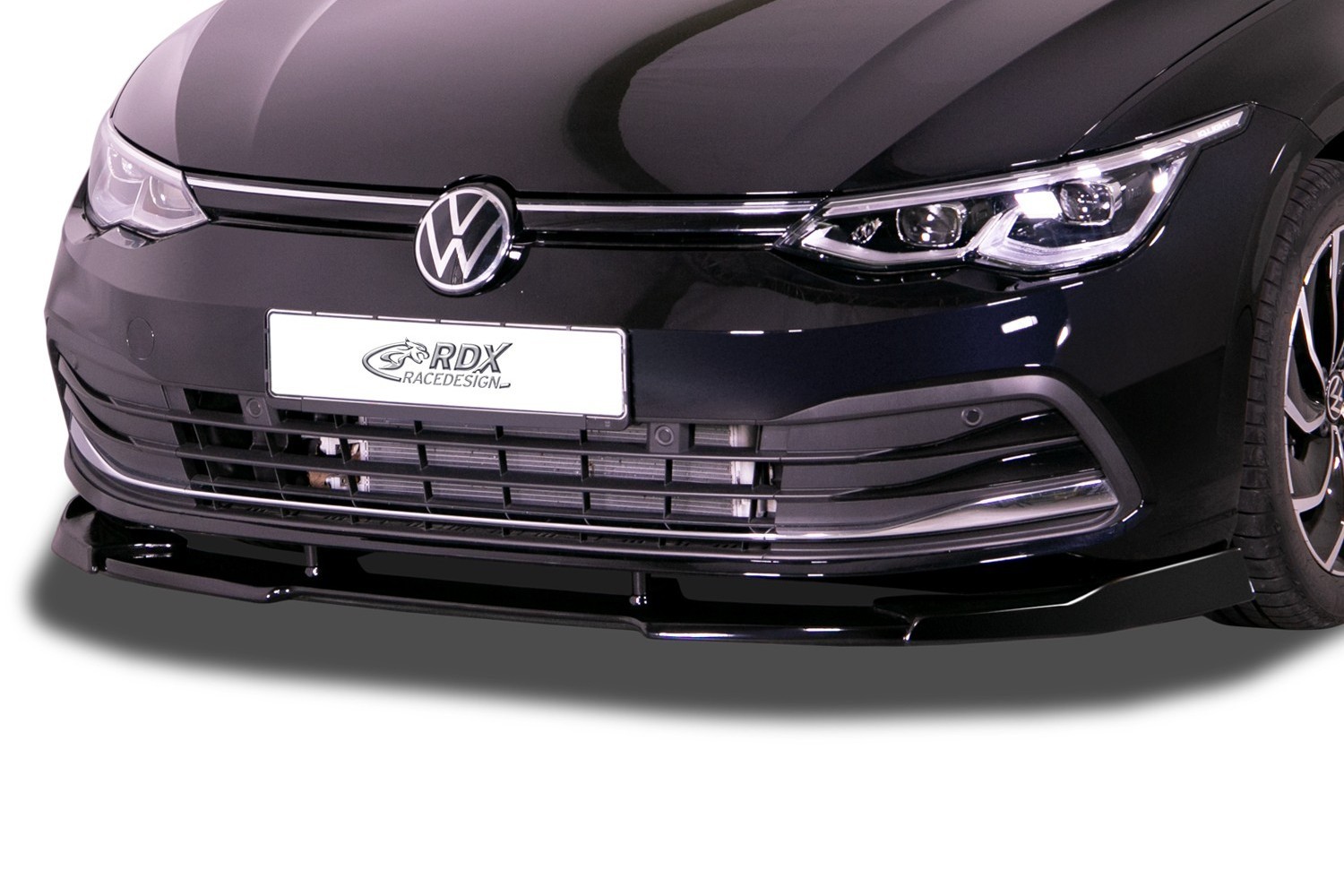 Front spoiler suitable for Volkswagen Golf VIII (CD) 2020-present 5-door hatchback Vario-X PU