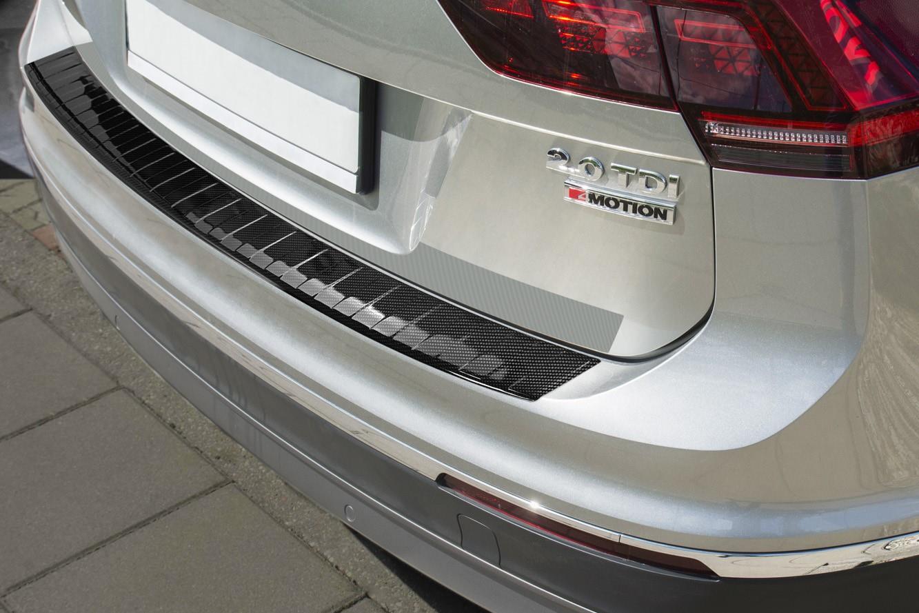 Bumperbeschermer geschikt voor Volkswagen Tiguan II 2015-2024 carbon