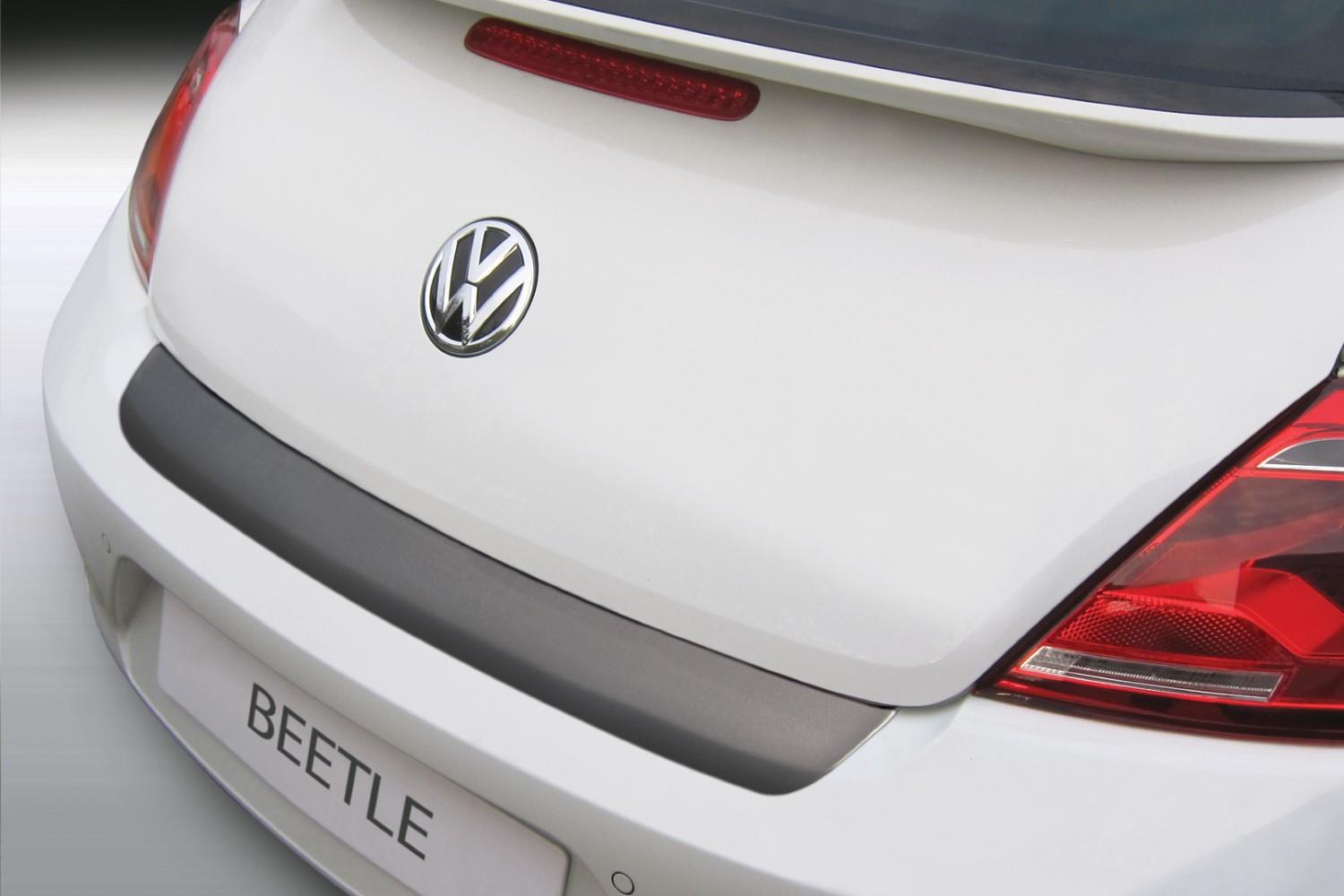 Protection de seuil de coffre convient à Volkswagen Beetle (A5) 2011-2016 5 portes bicorps ABS - noir mat