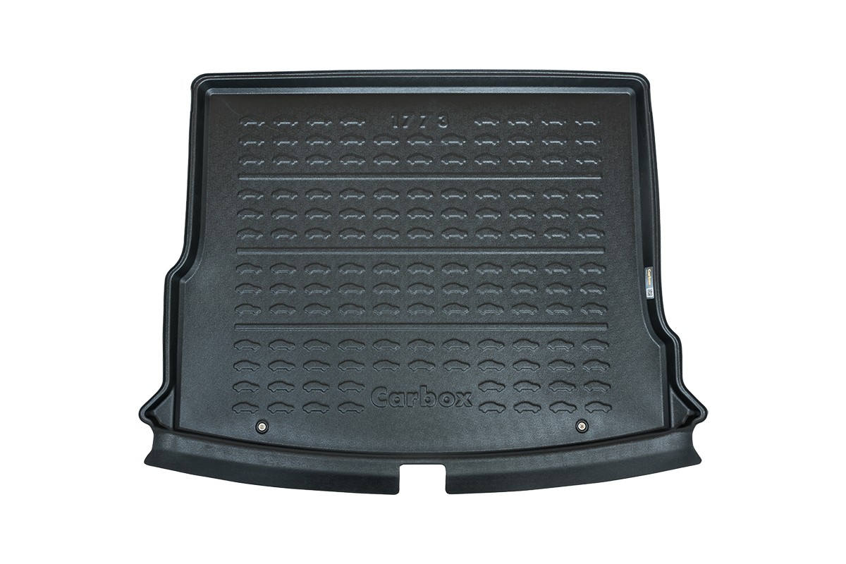 Boot mat Volkswagen CC 2012-2017 Carbox Form PE rubber - zwart