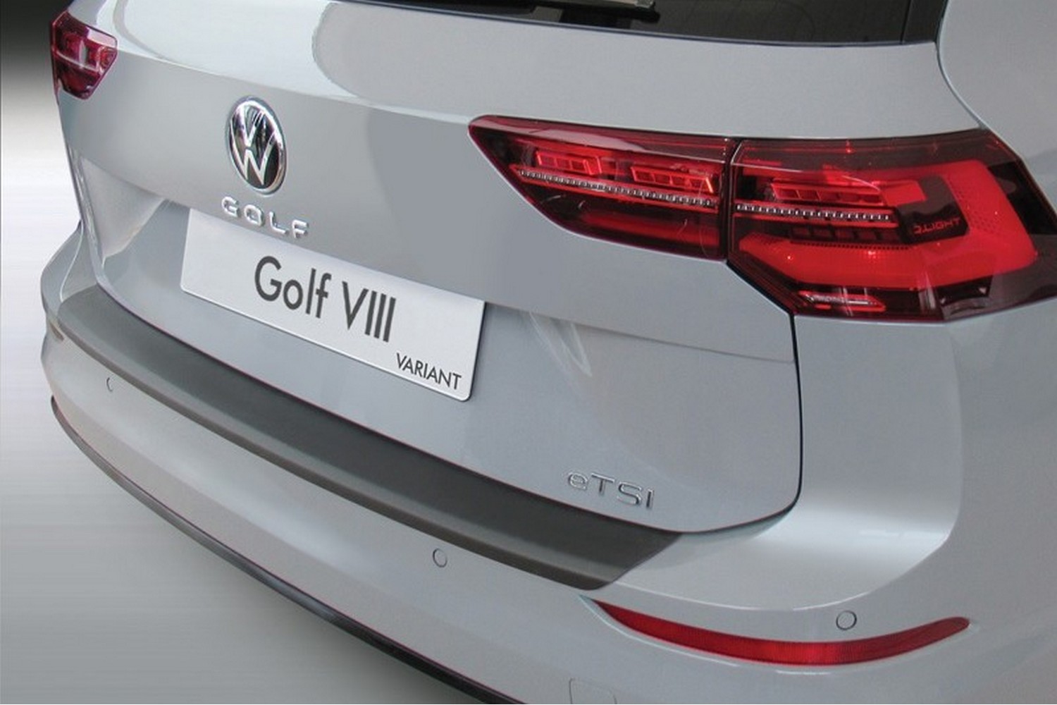 Bumperbeschermer geschikt voor Volkswagen Golf VIII Variant (CD) 2020-heden 5-deurs hatchback ABS - matzwart