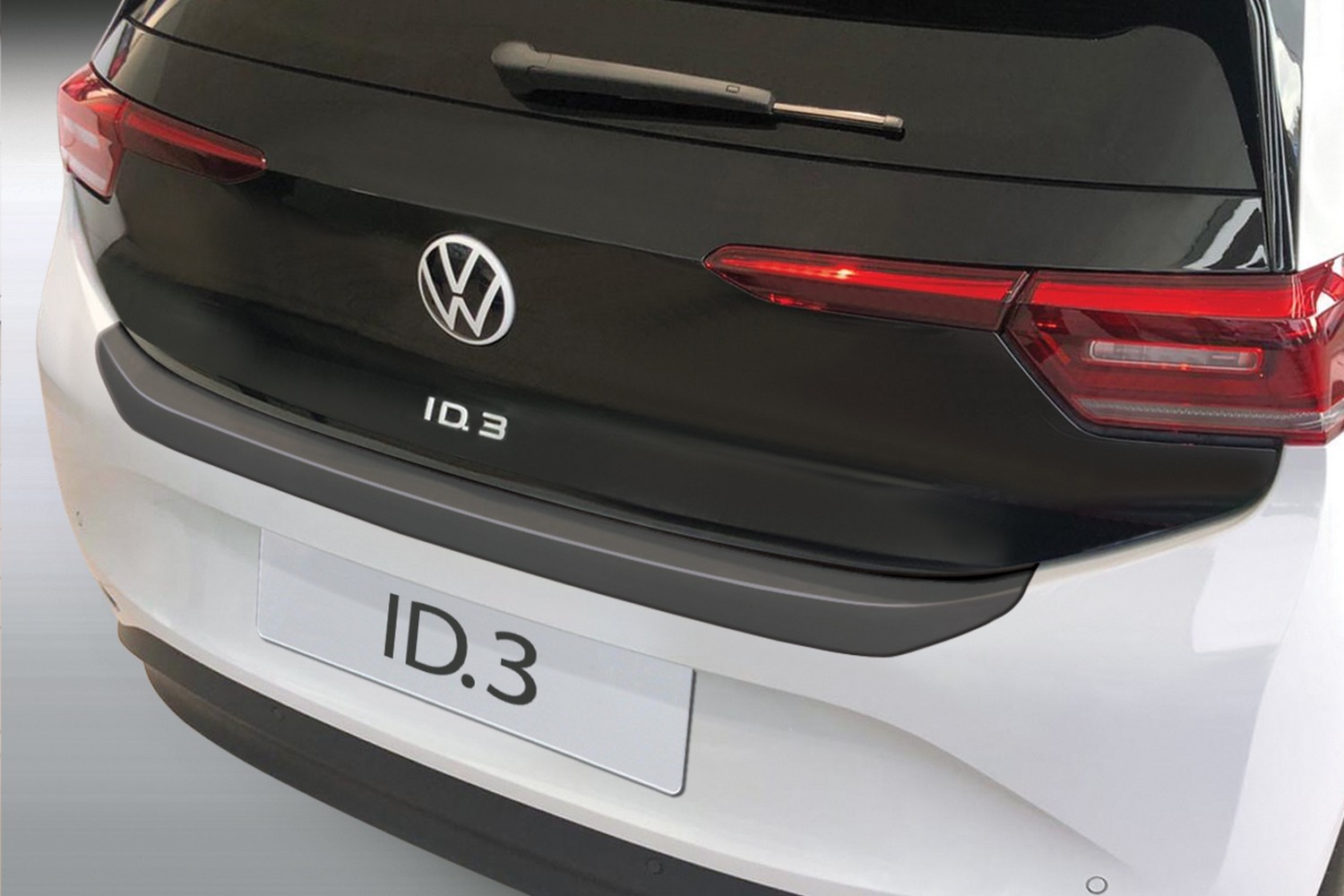 Protection de seuil de coffre convient à Volkswagen ID.3 2019-présent 5 portes bicorps ABS - noir mat