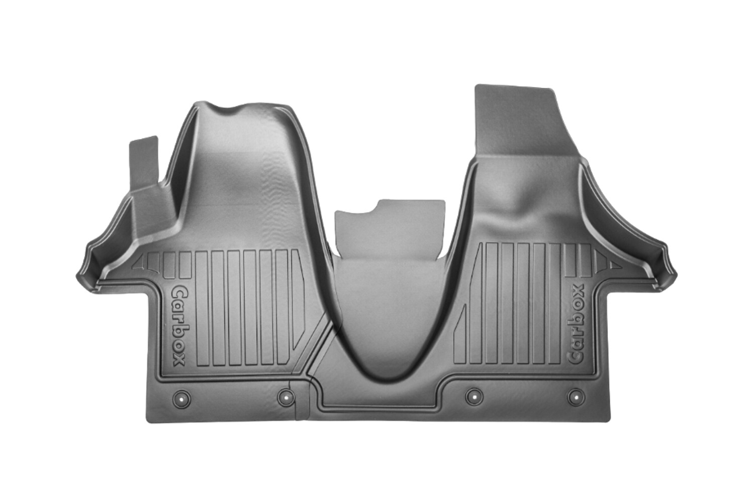 Car mats suitable for Volkswagen Transporter T6.1 2019-present Carbox Floor Highline PE rubber - front set