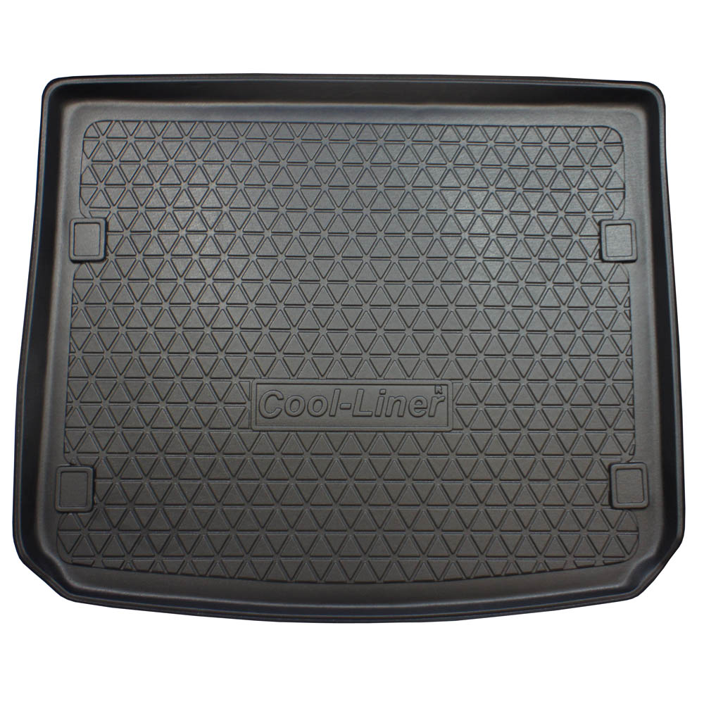 Boot mat suitable for Volkswagen Touareg I (7L) 2002-2010 Cool Liner anti slip PE/TPE rubber