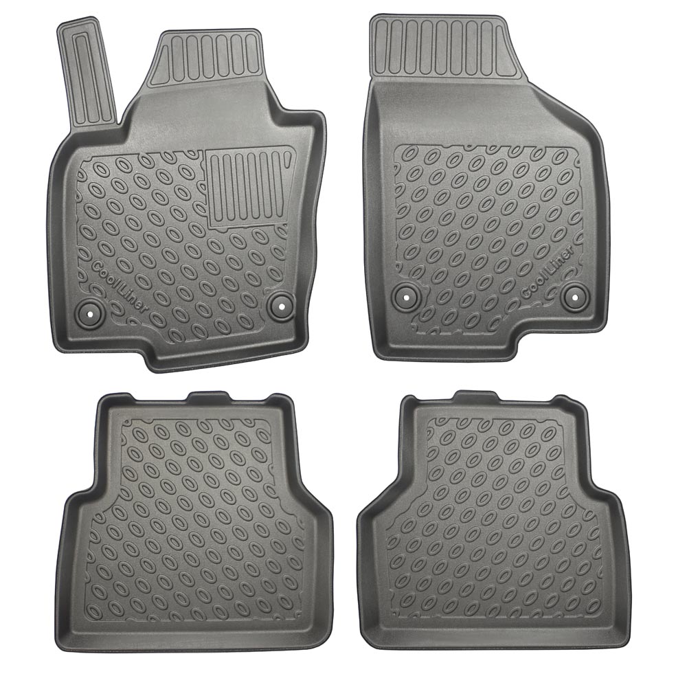Fußmatten passend für Volkswagen Tiguan (5N) 2007-2015 Cool Liner PE/TPE Gummi