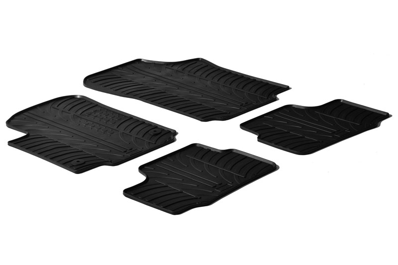Car mats suitable for Volkswagen up! 2011-present 3 & 5-door hatchback Rubbasol rubber