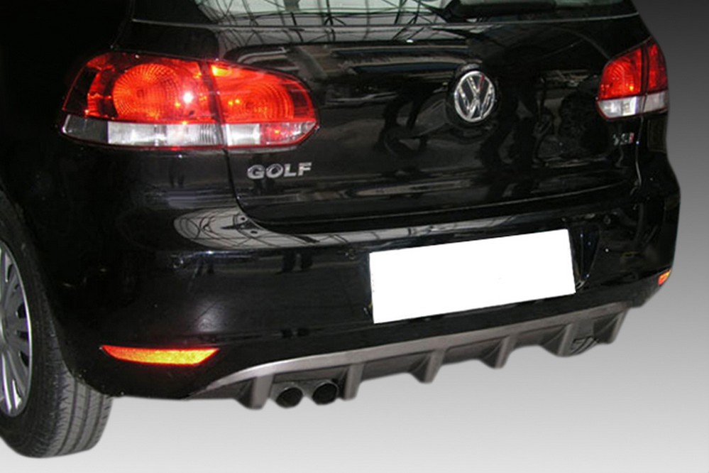 Achterdiffusor geschikt voor Volkswagen Golf VI (5K) 2008-2012 3 & 5-deurs hatchback ABS