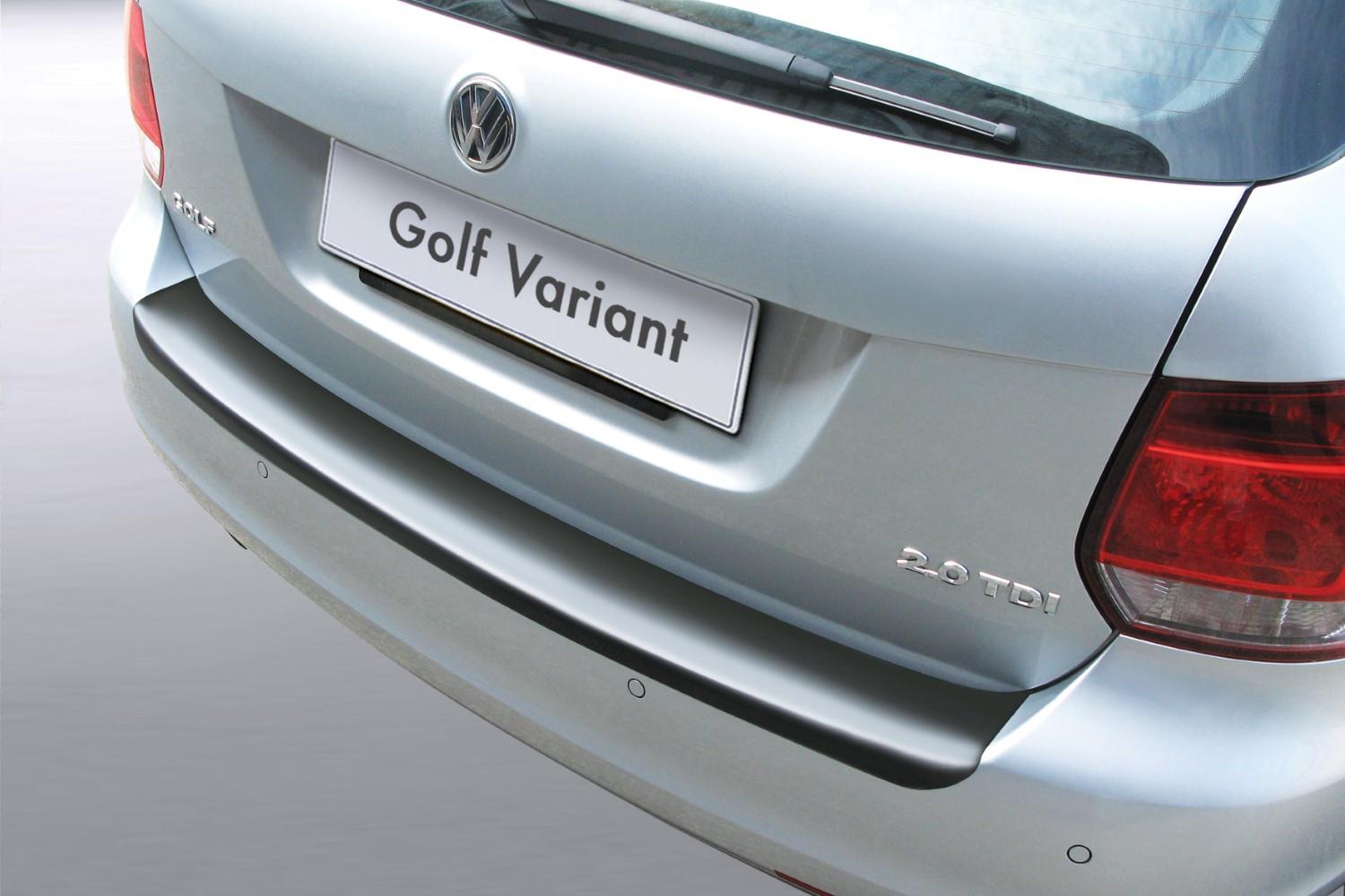 Protection de seuil de coffre Volkswagen Golf VI Variant (5K) 2009-2013 break ABS - noir mat