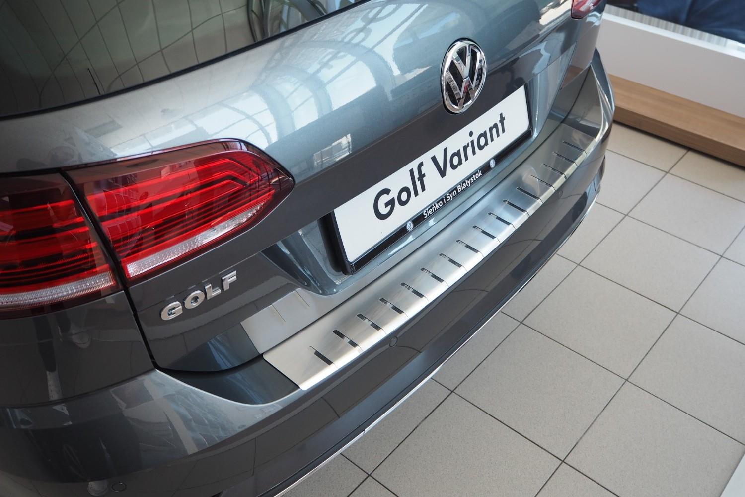 Für VW Golf 7 Variant Ladekantenschutz Carbon Look
