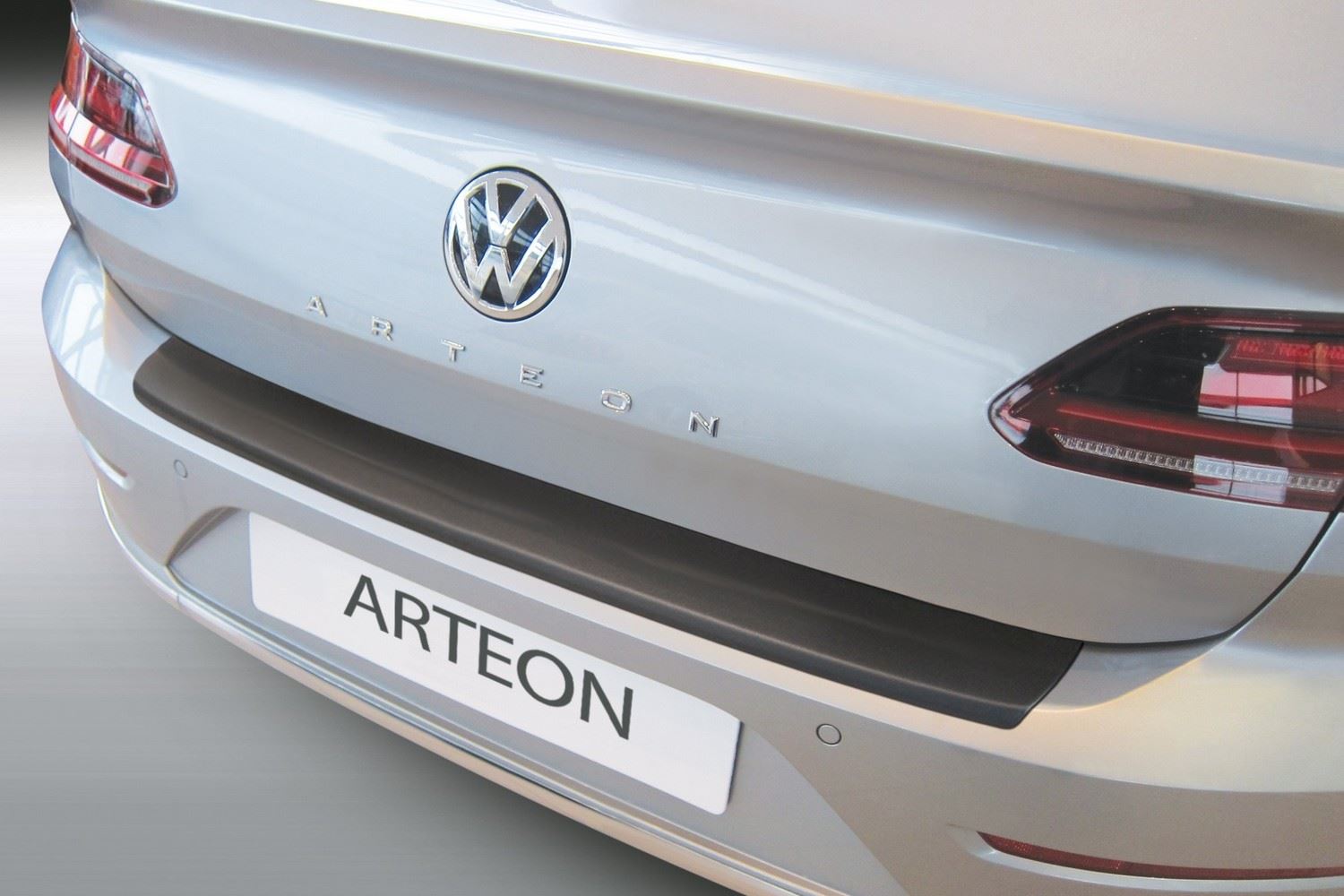 Bumperbeschermer geschikt voor Volkswagen Arteon 2017-heden 5-deurs hatchback ABS - matzwart