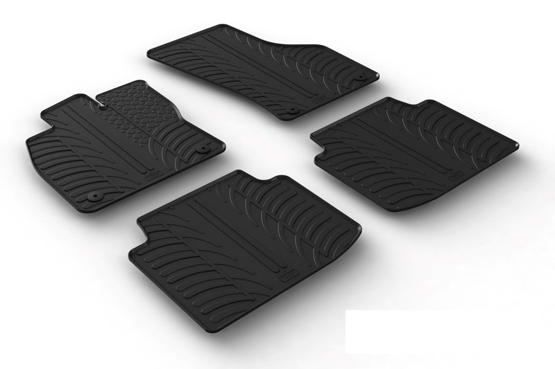 Car mats suitable for Volkswagen Arteon 2017-present 5-door hatchback Rubbasol rubber